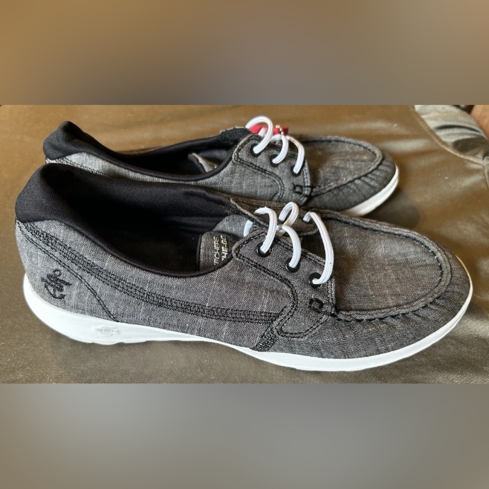 ✨Skechers Women's On The Go Flex Ashore Slip On Shoes Black Size 8✨ - Picture 2 of 5
